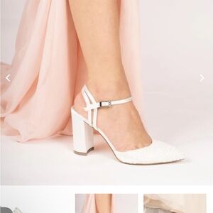 BRAND NEW lace & Favour bridal heels